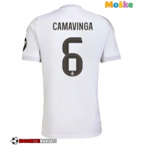 Moške Nogometnih dresov Real Madrid Eduardo Camavinga #6 Domači 2025-26 Kratki rokavi